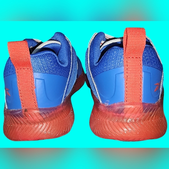 Reebok Tycoon Toddler Boys Light-Up Running Shoes Red Blue Sz 8T - Picture 3 of 7